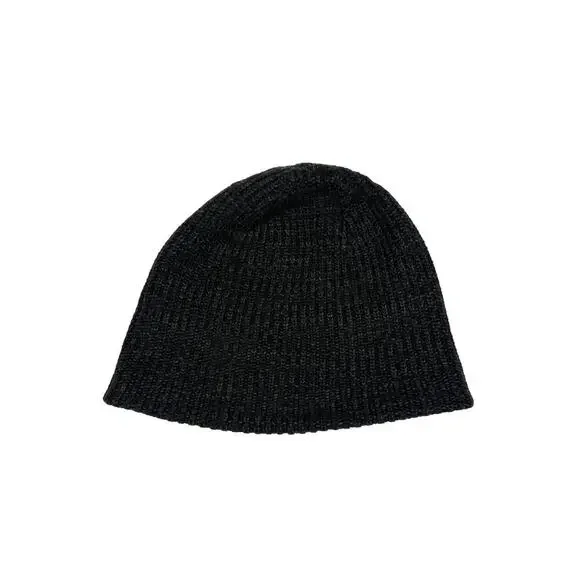 The North face Black Grey Speckled Beanie, Fleece Lined, Unisex, One Size - Picture 3 of 5